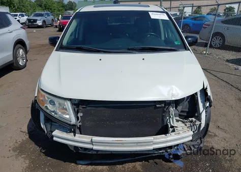 2012 Honda Odyssey Touring/Touring Elite из США, поврежденный, VIN 5FNRL5H96CB015848